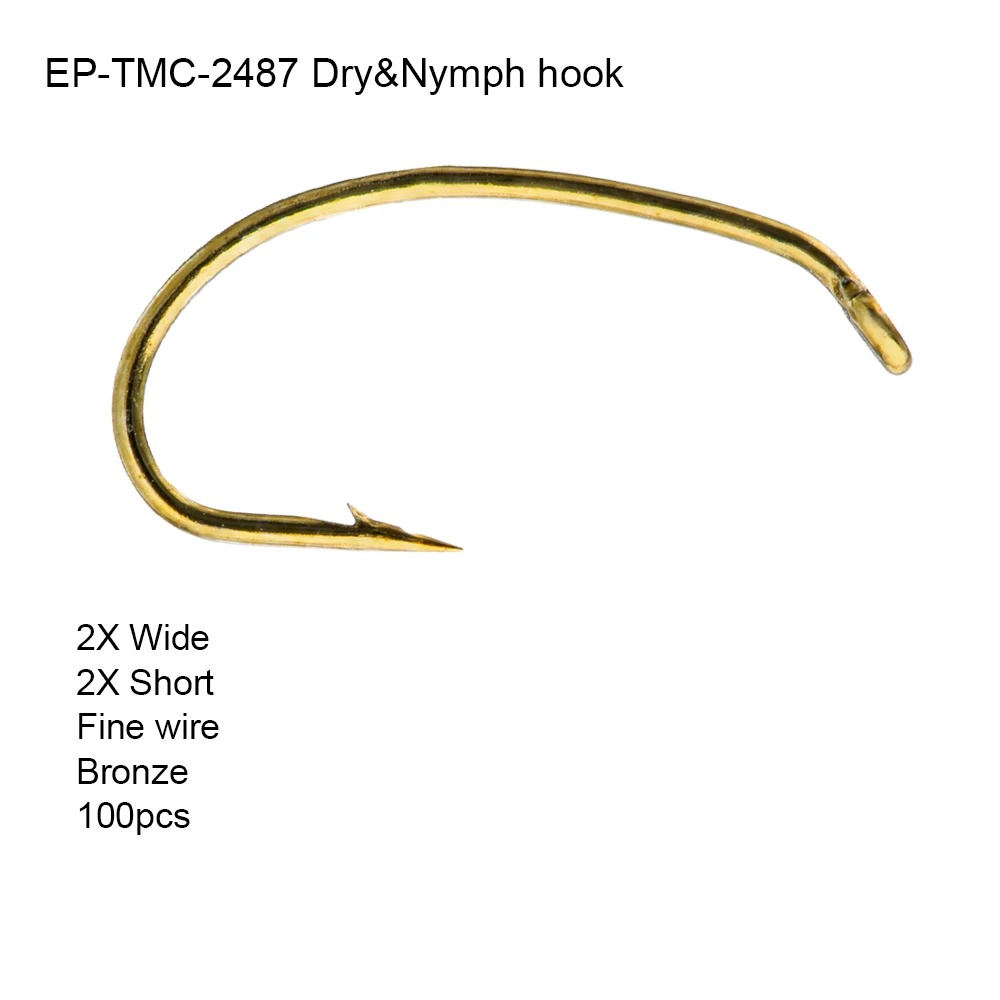 Fishing Hook Barbless - Eupheng 100pcs EP-TMC2487 Mata Kail Pancing