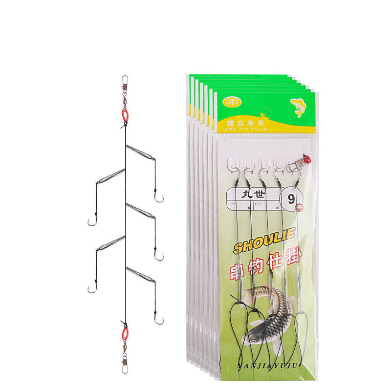 Fishing Hook Assortment - 1 buah rig baja karbon tinggi,