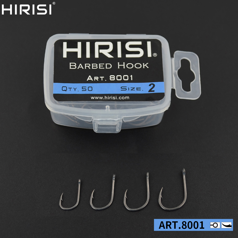 Fishing Hook Assortment - 100 Buah Kail Berduri Baja Tahan