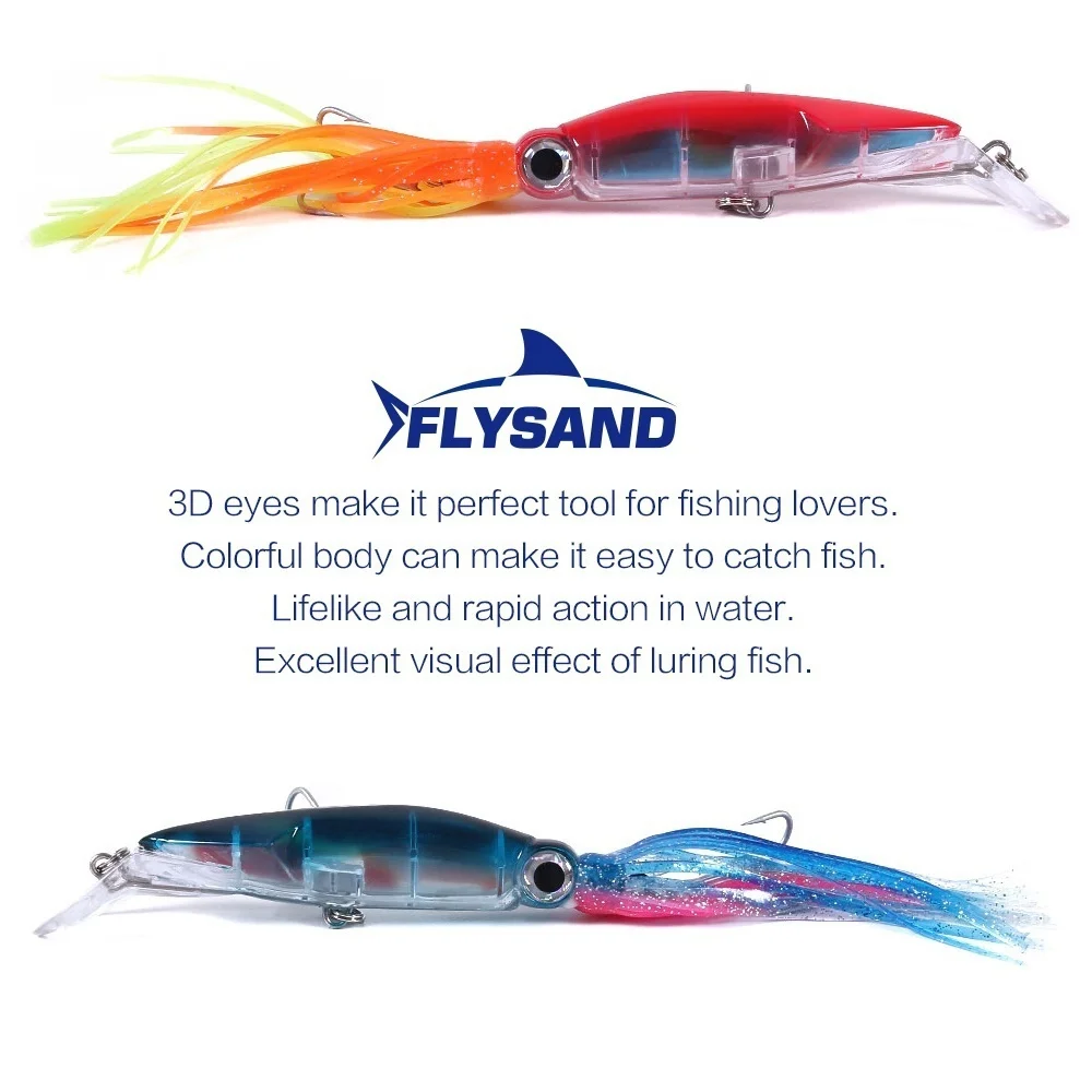 FLYSAND umpan pancing cumi-cum - Fishing Hook Size ulasan dan harga