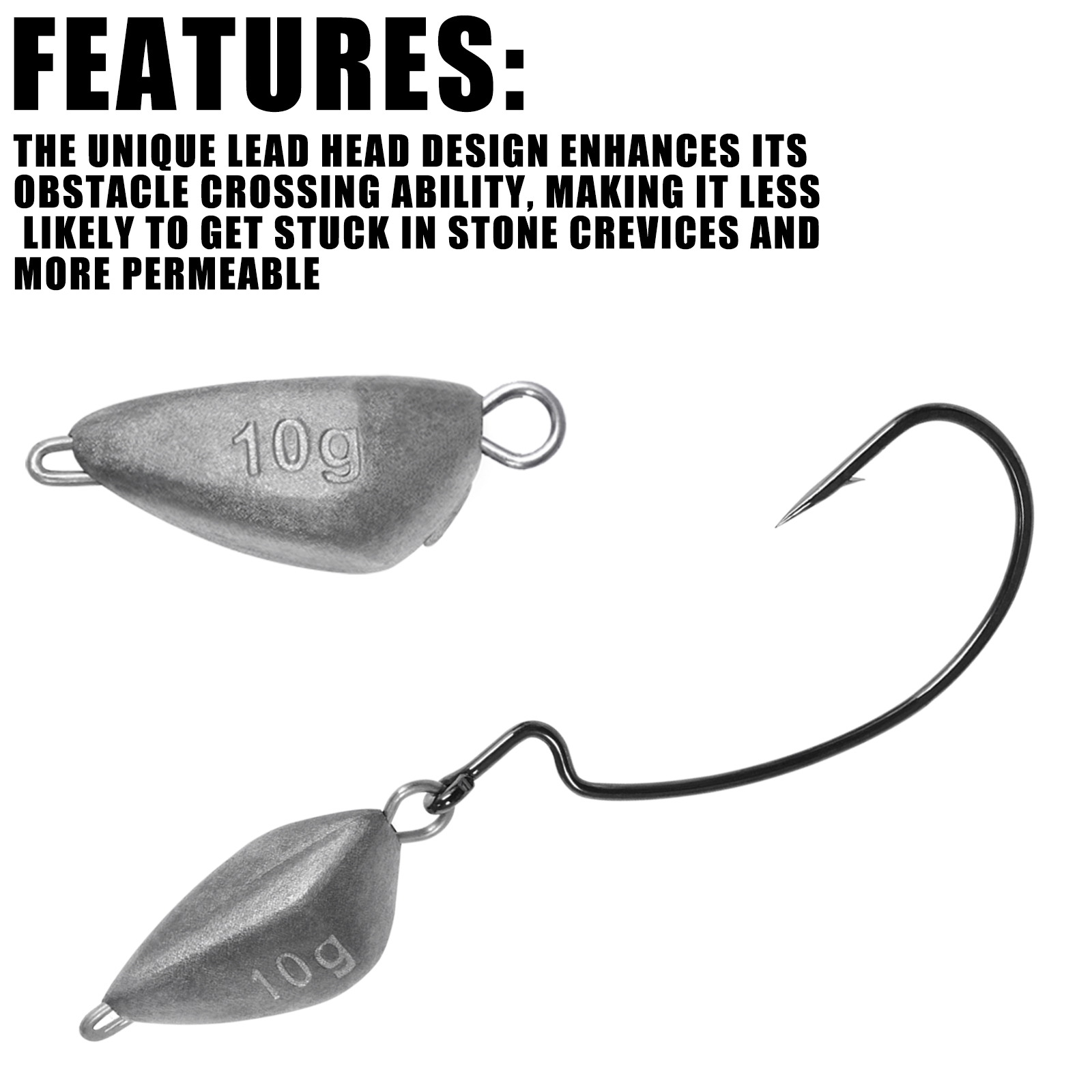 SAMOLLA kail pancing kepala Ji - Fishing Hook Jig ulasan dan harga