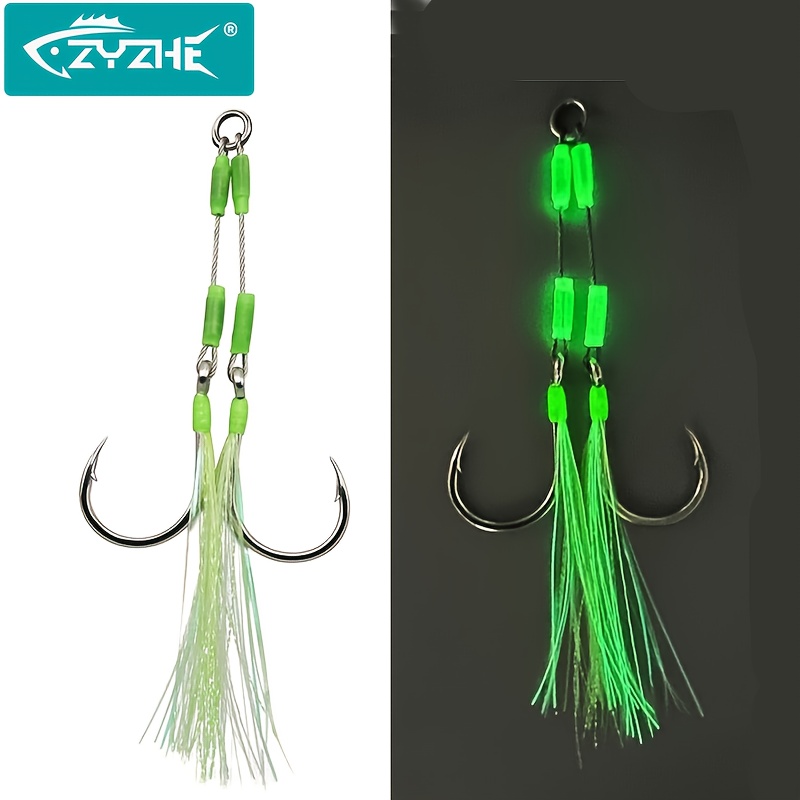 ZYZHE 1/3/5pcs Jig Assist Hook - Fishing Hook Assortment ulasan dan harga