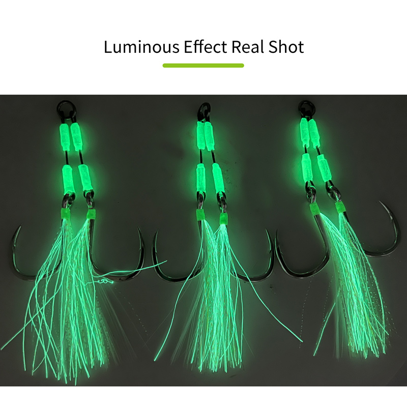 ZYZHE 1/3/5pcs Jig Assist Hook - Fishing Hook Assortment ulasan dan harga