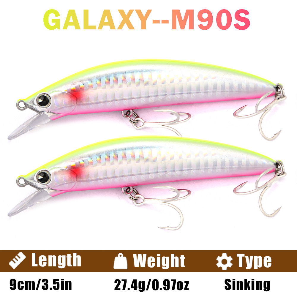 Umpan Ikan Minnow B&U Sinking  - Fishing Hook Treble ulasan dan harga