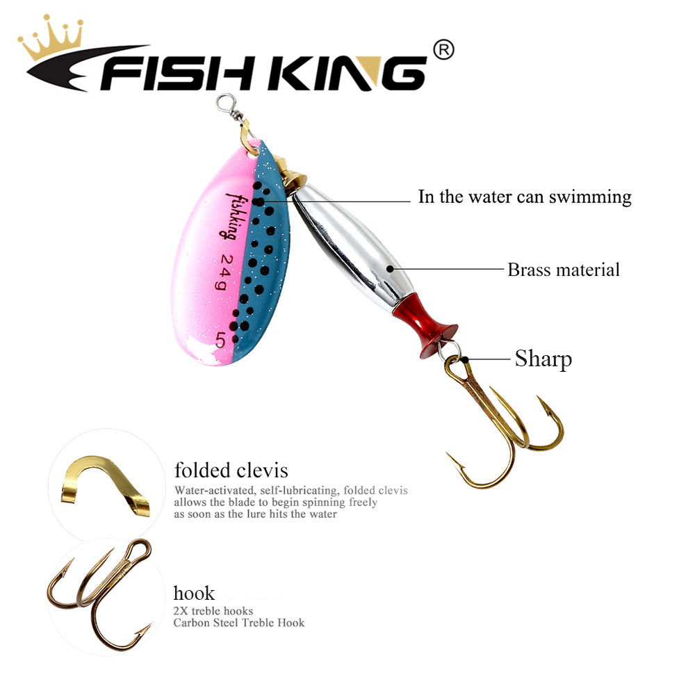 FISH KING Umpan Pancing Logam  - Fishing Hook Treble ulasan dan harga