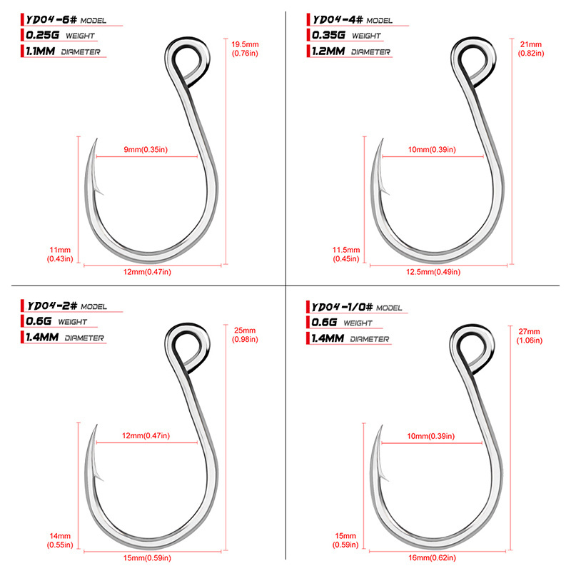 20PCS/lot Kail Pancing Laut Ba - Fishing Hook Assortment ulasan dan harga